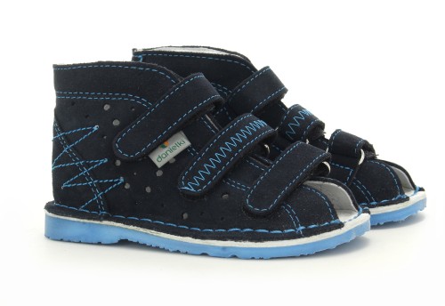 Buty profilaktyczne Danielki TA105 granat fluo n